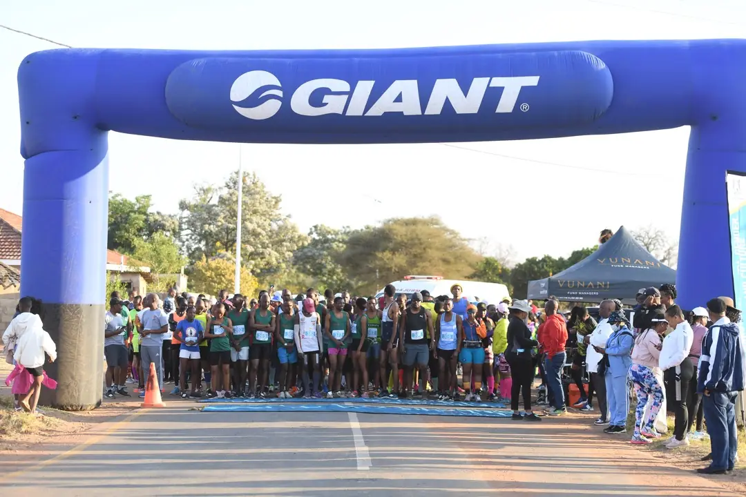 Runners gathered at the starting line for the 2022 inaugural marathon